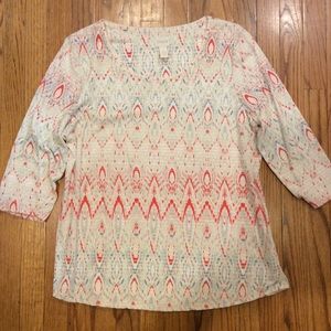 Chico’s top shirt tee Size 2 14 16